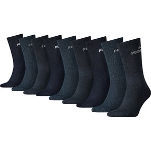 PACK van 9 Puma sportsokken, tennissokken, crew tennissokken, unisex voor heren en dames