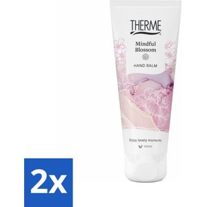 Therme - Mindful Blossom - Handbalsem - Hydraterend - Verzorgend - 75ml - Voordeelverpakking - 2 stuks