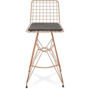 Wire Chair - barkruk - Draadkruk - eetkamerstoel - Brons - Wire Chair Barkruk - Tuinstoel - Draadstoel - Tuintafel - Stoelen