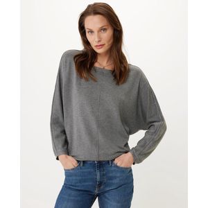 Mexx - Batsleeve Basic Knit Pullover - Mid Grey Melee