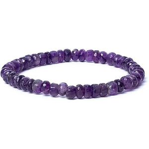 Armband - Amethist - Edelsteen - Spiritueel - Paars - Cadeau - Beschermend - Zuiverend