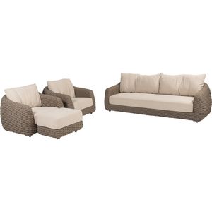 Maxime stoel bank loungeset 4 delig rope terre 4 Seasons Outdoor