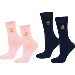 Soxo koningsdag sokken - dames en heren paar - 36-39 & 41-44