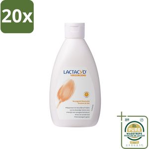 20 x Lactacyd – Verzorgende Wasemulsie – pH-vriendelijk – 300 ml - Grootverpakking - Intieme Wasemulsie - Verzorgende Wasemulsie - PH-vriendelijk - Melkzuur - Lactoserum