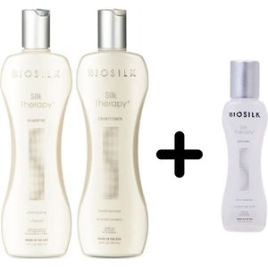BioSilk Silk Therapy Voordeelset - 2x355ml + Gratis Biosilk Silk Therapy 67ml
