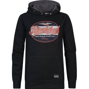 Petrol Industries - Jongens Artwork Hoodie Evanston - Zwart - Maat 104
