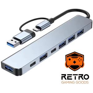 RGG - 8-in-1 USB C Adapter-100W PD Opladen-USB 3.0