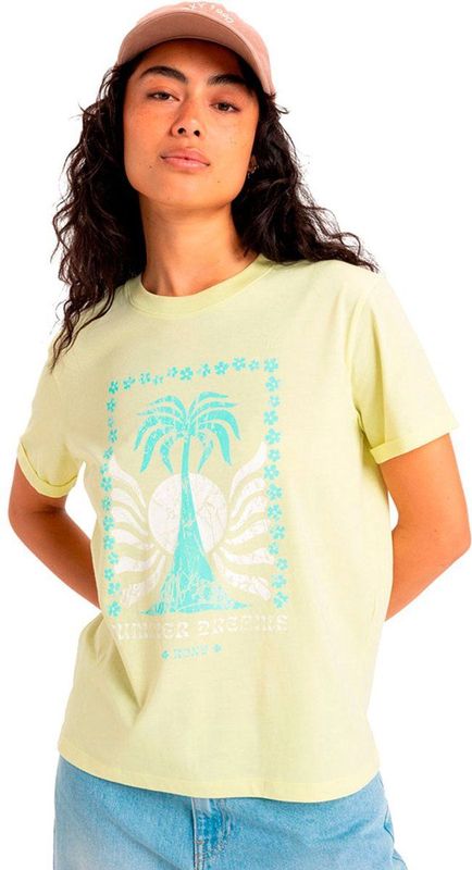 Roxy - Oceanregular - T-shirt - Dames - Korte Mouw - Zeefdruk