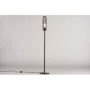 Lumidora Vloerlamp 74178 - E27 - Zwart - Grijs - Metaal - 10 cm