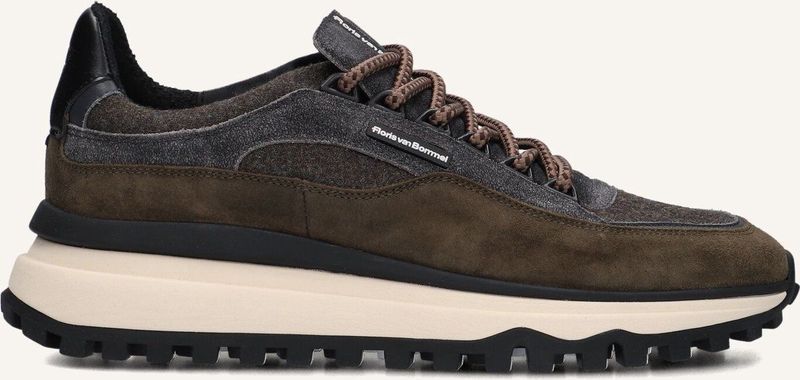 Floris Van Bommel Sfm-10248 De Gripper Sneakers - Suède - Heren - Groen - Maat 38