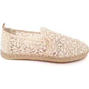 Toms Deconstucted Alpargata Rope Dames 10011728 Natural Lace Leaves Maat 36,5