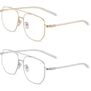 Equivera Daglichtbril - Daglichtbril - Therapiebril - Computerbril - Gamebril - Schermbril - Blauwlicht Filter - Anti-Vermoeidheid - Zonder Sterkte