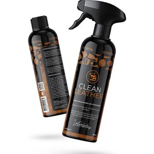 VCTparts Clean Leather Premium Leer & Alcantara Reiniger 500ML Krachtig Tegen Vuil voor een Matte Afwerking [VCTdetailing - Detailing Producten - Detailen - Auto Wassen]