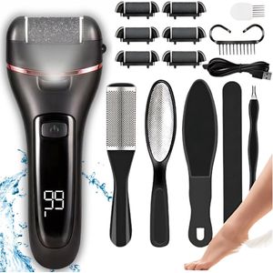 Elektrisch Voetvijl USB - Draadloos met 6 Rollen & LCD