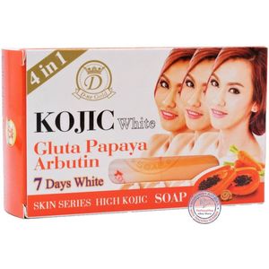 Handzeep - Kojic White Gluta Papaya - Arbutin - Wit - 100g