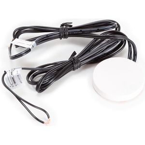 EtiamPro verborgen led-aanraakschakelaar voor meubelpaneel, perfect voor het aansturen van 12 V/24 V-ledstrips, eenvoudige installatie, ideaal voor keuken en kantoor, wit