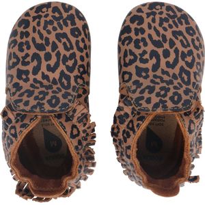 Bobux Babyslofjes Soft Soles Caramel Leopard Print - Medium