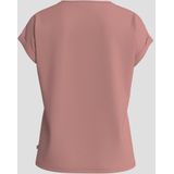 QS - Shirt - Eosin - Jersey - Ronde Hals - Kwartmouw - Normale Pasvorm