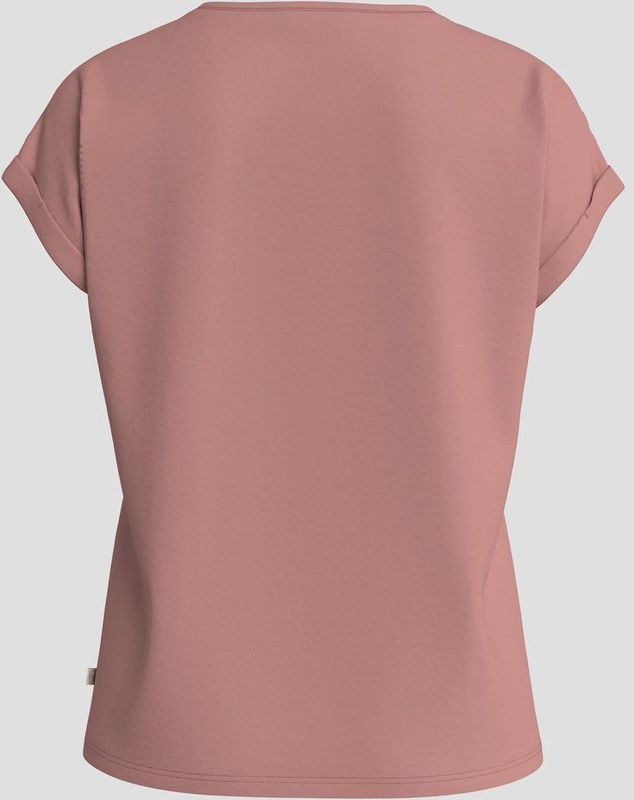 QS - Shirt - Eosin - Jersey - Ronde Hals - Kwartmouw - Normale Pasvorm