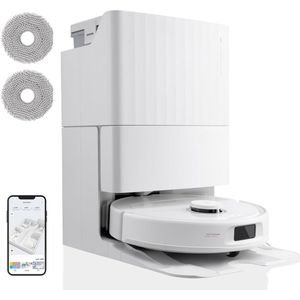 Robotstofzuiger - Dweilfunctie - 7000Pa - FlexiArm Design - 60°C Waterreiniging - Extra Dweil - Efficiënt & Slim