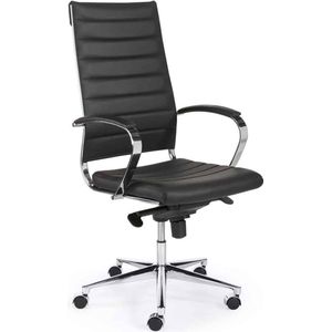 ABC Kantoormeubelen ergonomische bureaustoel design 601 hoge rug in zwart