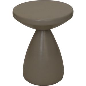 HSM Collection-Ronde Bijzettafel-ø36x48-Taupe-Metaal