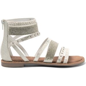 Lazamani - Elina Dames Sandalen White - Maat 42