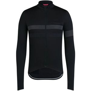 maillot manches longues rapha brevet bleu fonce  rose