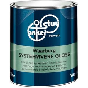 Anker Stuy - Waarborg Systeemverf Hoogglans RAL 7016 Antracietgrijs 1Ltr