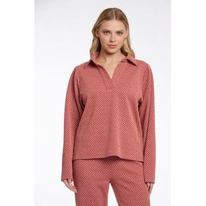 Rino&Pelle dames tops - Janisa top - Roze print