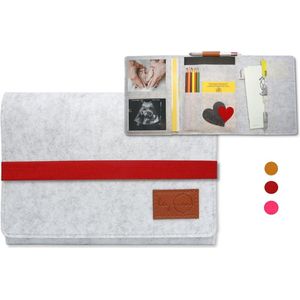 Organiseer je documenten met deze handige moederpaspoorthoes voor zwangere vrouwen en mama's - met vele vakken en een stylish design