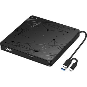 Externe DVD Speler voor Laptop - CD Brander - Plug & Play