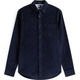 Tommy Jeans Overhemd Tjm Reg Baby Cord Shirt Ext Dm0dm22021 C1g Dark Night Navy Mannen Maat - S