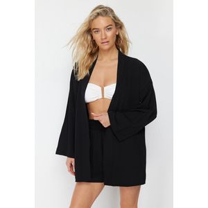 Trendyol Olie Groene Geweven Kimono Shorts Strandset Tbess23Au00089