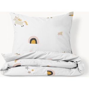 Petite Amélie Dekbedovertrek set - Kinder Unicorn Print - Vanaf 2 jaar - 120x150 cm