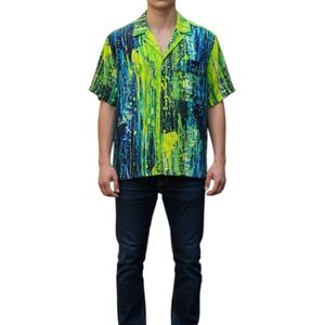 Carlo Colucci Heren Overshirt Geel C4753/181