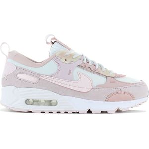 Nike Air Max 90 Futura (W) - Dames Sneakers Schoenen Wit-Rosa DM9922-104 - Maat EU 38.5 US 7.5