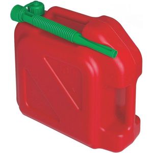 Jerrycan 10 liter met schenktuit en niveau-indicator voor brandstofopslag