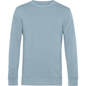B&C Heren Organische Bemanningsleden Halsgezwets (Blauwe Mist)