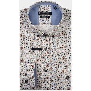 Giordano - 527021/70 - Overhemd - Groen - Lange Mouw