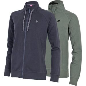2-Pack Donnay - Vest met opstaande kraag (Amber) - Sporttrui - Dames - Navy/Jungle green (547) - maat XL