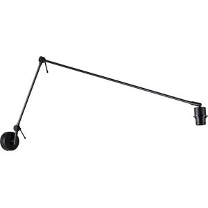 QAZQA blitz - Moderne Wandlamp voor binnen - 1 lichts - L 140 cm - Zwart - Woonkamer | Slaapkamer | Keuken