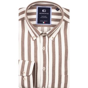 Giordano - Casual Overhemd - Bruin