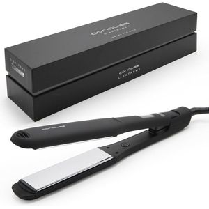 Stijltang voor Vrouwen met Titanium Platen en Curling Functie - Professionele Temperatuurregeling voor Fijn Haar