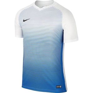 Nike - Dry Precision IV - T-shirt - Korte Mouwen - Wit - Koningsblauw - Zwart