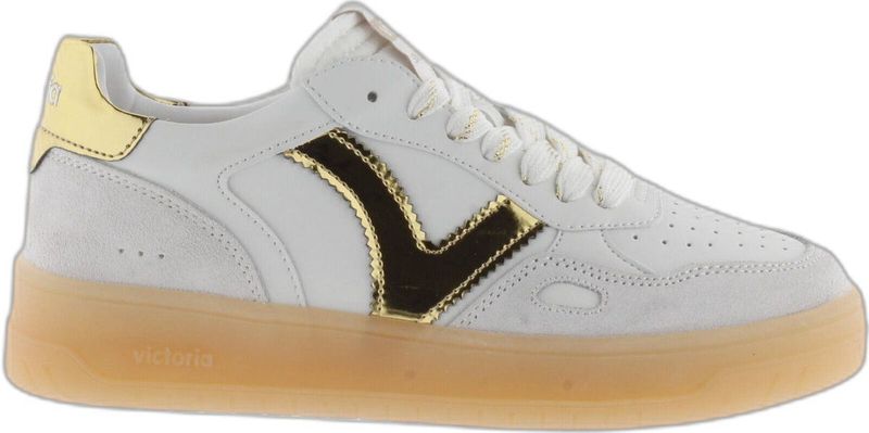 Victoria - Seúl - Sneakers - Leer en Suède Effect - Dames