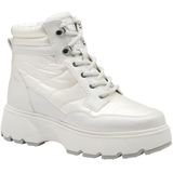 Tamaris - Essentials WL Lace Boot - Enkellaarsje - Wit