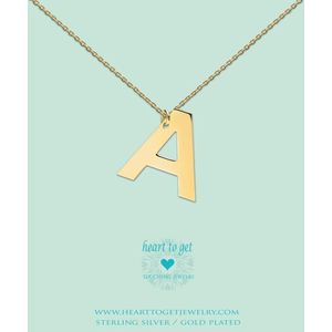 Heart to Get Big Initial letter A Ketting LB142INA16G