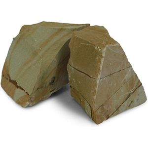 Jaspis geel Pakistan 250 gr. ruwe brokjes