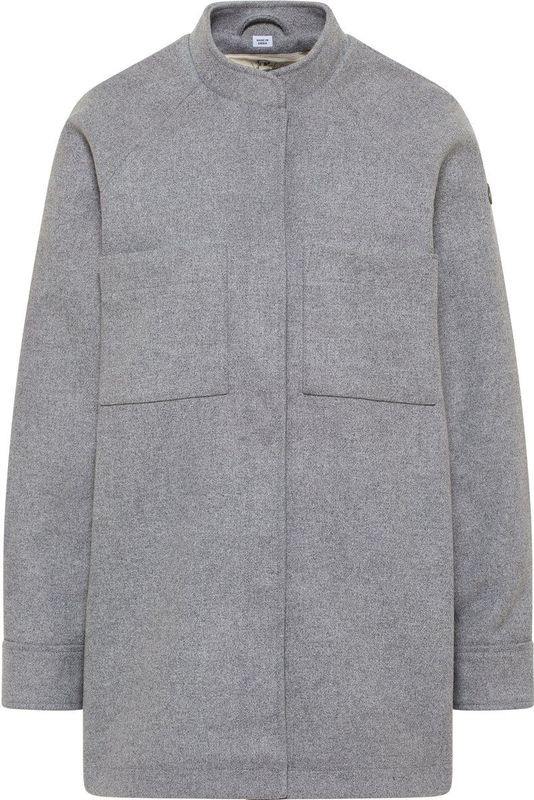 DreiMaster - Tussenjas - Grijs Gemêleerd - Wolmix